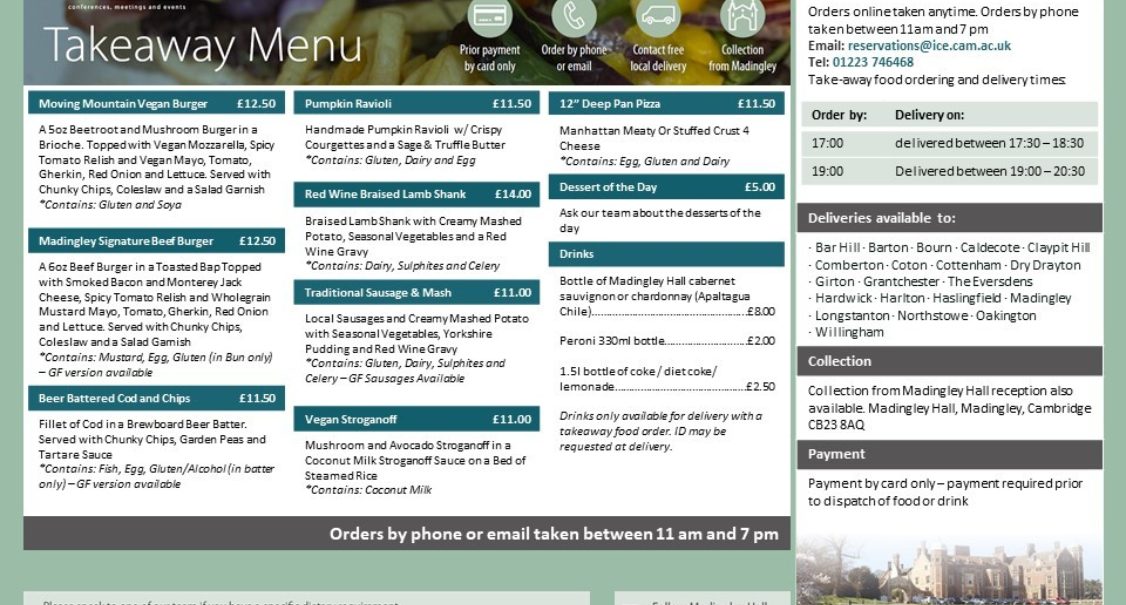 Mh Takeaway Menu Oct 2020